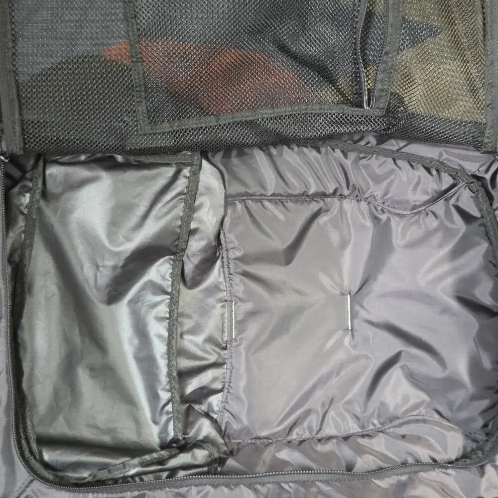 OAKLEY Black Carry Bag Rolling Luggage 22in ×14in ×8in Travel Case Japan